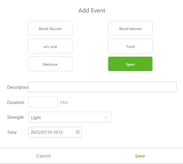Add Sport Event